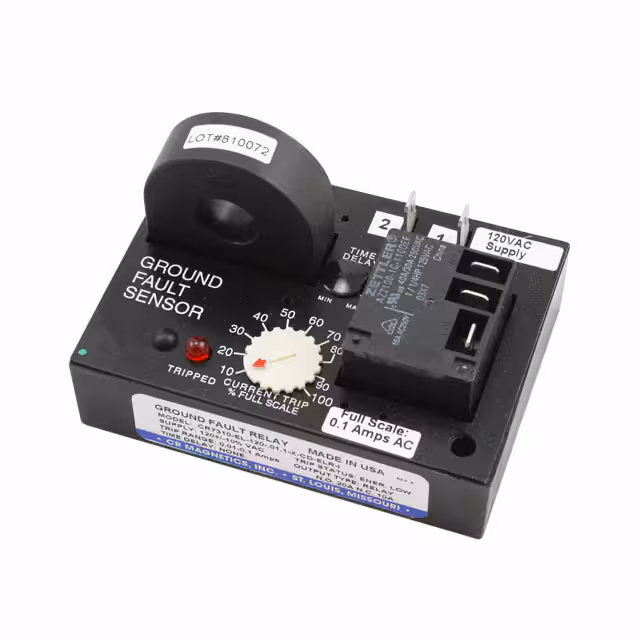 CR7310-EL-120-.01.1-X-CD-ELR-I CR Magnetics Inc. Moniteur - Sortie relais